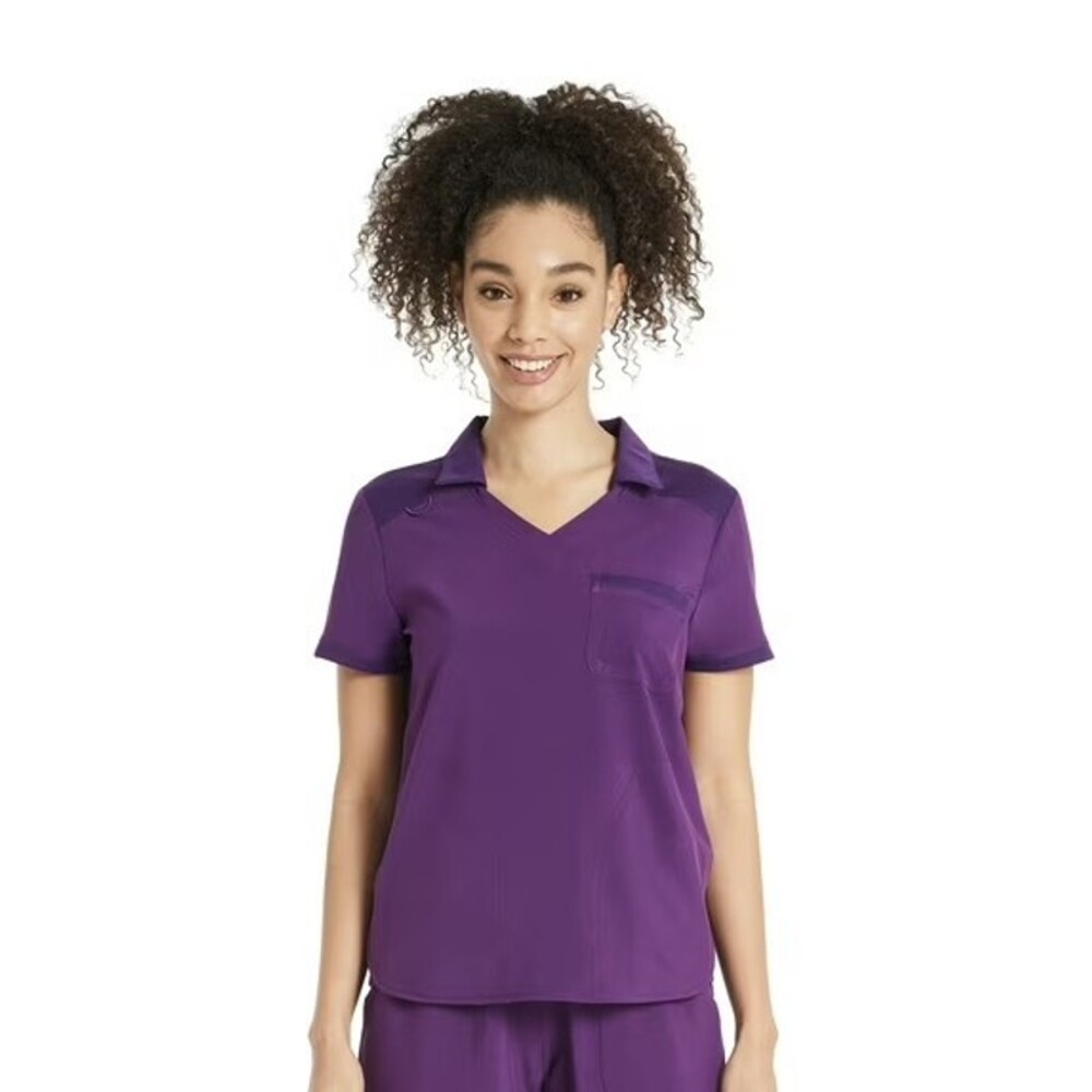 2X Scrubstar‎ Women s Performance Collar Top Large NWT